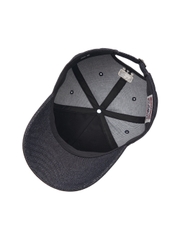 Mũ MLB Jeans Chữ Thêu - Navy