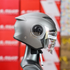 Mũ 3/4 2 Kính Xpeed HJC Nex 30 Xám Titan Nhám Gọn Nhẹ