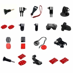 Phụ Kiện Camera Hành Trình Đồng Giá – Ngàm Gắn, Đế Dán 3M, Ốc Vặn Cho GoPro, DJI Action, Insta360