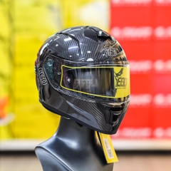 Mũ Fullface EGO E1 3D Full Carbon Nhỏ Gọn Khối Lượng Nhẹ
