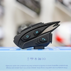 Tai Nghe Bluetooth Intercom Shark Pro V2 BT 5.1 Kết Nối 8 Thiết Bị 2024