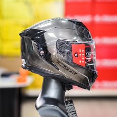 Mũ Fullface 2 Kính LS2 FF818 Storm III Xám Xước Bóng 2026