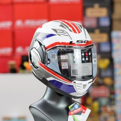Mũ Lật Hàm LS2 FF900 Valiant II Revo Trắng Xanh Đỏ