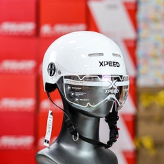 Mũ 1/2 XPEED HJC Vivo 20M Trắng Bóng Có Kính Che Nhỏ Gọn