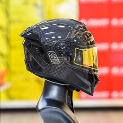 Mũ Fullface EGO E1 Rubik Full Carbon Nhỏ Gọn Khối Lượng Nhẹ