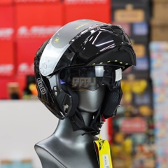 Mũ Lật Hàm EGO E91 2 Kính Đen Bóng