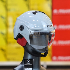 Mũ 1/2 XPEED HH-13II Xi Măng Bóng Có Kính Nhỏ Gọn - Chính Hãng HJC