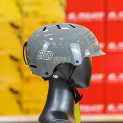 Mũ 1/2 EGO E25 Xi Măng Bóng Thoáng Khí