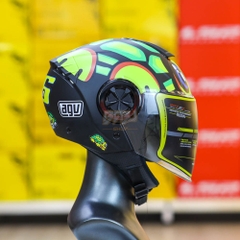 Mũ 3/4 KIO 06 Tem Decal Tartaruga Turtle Form Nhỏ Gọn