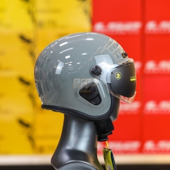 Mũ 3/4 EGO E32 Xi Măng Bóng Cổ Điển