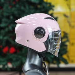 Mũ 3/4 2 Kính Xpeed HJC Nex 30 Hồng Bóng Gọn Nhẹ