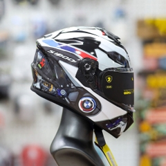 Combo Mũ Fullface EGO E81 Tem Decal BMW V3