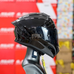 Combo Mũ Fullface 2 Kính EGO E81 Đen Bóng Kính Đen Và Đuôi Gió Pista Tròn