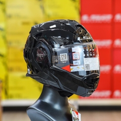 Mũ Lật Hàm LS2 FF901 HPFC Đen Bóng