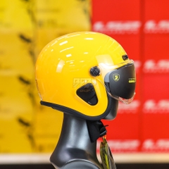 Mũ 3/4 EGO E32 Vàng Bóng Cổ Điển