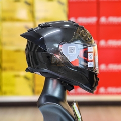 Combo Mũ LS2 FF800 EVO 2 Kính Xám Xước Bóng Kèm Đuôi Gió