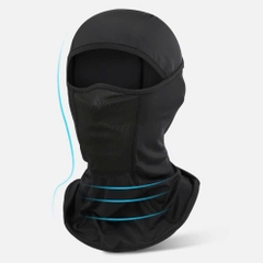 Khăn Trùm Đầu Ninja 3IN1 Màu Đen Cao Cấp - Thoáng Khí