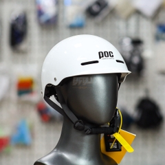 Mũ 1/2 POC P20 Trắng Bóng Chữ Đen - Thiết Kế Hiện Đại, Đạt Chuẩn An Toàn