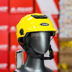Mũ 1/2 Yema 335S Vàng Bóng Form Nhỏ Gọn, Nhẹ - Tặng Kèm Kính, Lót