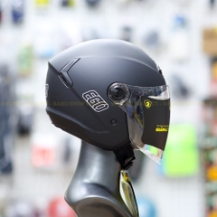 Mũ 3/4 EGO E31 Đen Nhám Nhỏ Gọn Thời Trang Đội Êm