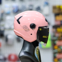 Mũ 3/4 EGO E31 Hồng Bóng Nhỏ Gọn Thời Trang Đội Êm