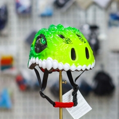 Mũ Bảo Hiểm Trẻ Em Khủng Long Jura Xanh Lá Bóng 3D Nổi Bật