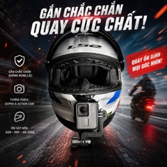 Ngàm Mount Gắn Camera Hành Trình Mũ LS2