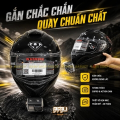 Ngàm Mount Gắn Cằm Action Camera Cho Mũ Bảo Hiểm EGO/YOHE | Gopro DJI Insta360 POV