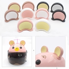 Tai Gấu Trang Trí Nón Bảo Hiểm – Dán Keo Silicon