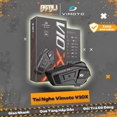 Tai Nghe Intercom Vimoto V10X – Kết Nối Nhóm 8 Người, Loa JBL Âm Thanh Cực Hay