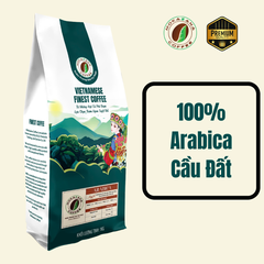 Cafe Hạt Arabica Cầu Đất Nguyên Chất (Rang Vừa)