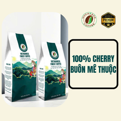 Cà phê Cherry rang mộc (Medium)