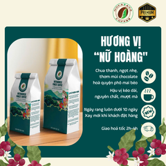Cà phê Moka Cầu Đất rang đậm – 100% hạt nguyên chất, gu đậm chuẩn vị