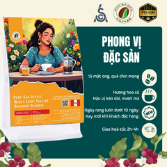 Cà phê Peru San Ignacio – Yellow Bourbon Washed, hương hoa & mật ong