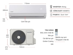 Máy Lạnh Comfee 1HP CFS-10FWFF-V