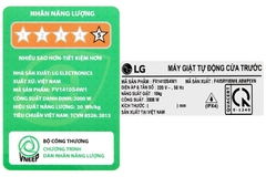 Máy giặt LG 10kg FV1410S4W1