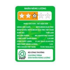 Máy lạnh Mitsubishi Electric thường 2.5HP MS-JS60VF