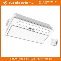 Quạt sưởi nhà tắm âm trần Kotmann K8