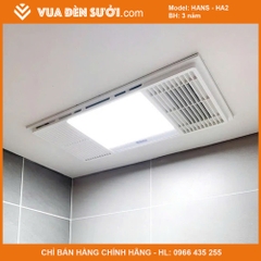 Quạt sưởi nhà tắm âm trần Hans HA2