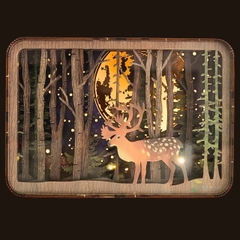 Mô hình Halom booknook Moonlit  Forest Rừng Trăng