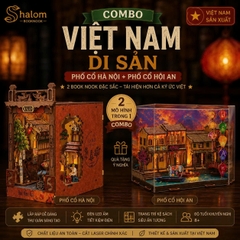 Combo Book Nook Việt Nam Di Sản Halom (Phố Cổ Hà Nội + Phố Cổ Hội An)