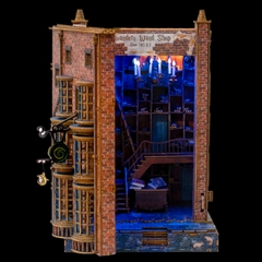 Mô hình Halom book nook diy Tiệm đũa phép Ollivanders - Harry Potter