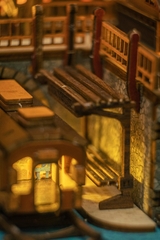 Mô hình Halom book nook diy Nhà tắm nước nóng Ginzan Onsen