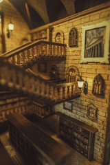Mô hình Halom book nook diy Đại Sảnh Đường Renaissance Hogwart
