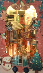 Mô hình Halom book nook Đêm Giáng Sinh