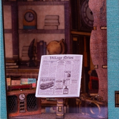 Mô Hình Halom book nook diy Old Book Store