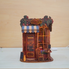 Mô hình Halom book nook Tea Books DIY