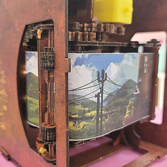 Cuộn giấy Cabin 1940 halom book nook DIY