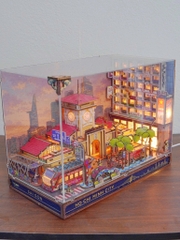Mô Hình DIY Halom Sài Gòn Phố – Saigon Streets Có Đèn LED