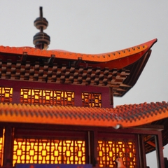 Mô hình Halom Tháp Nhạc Dương - YueYang Tower DIY
